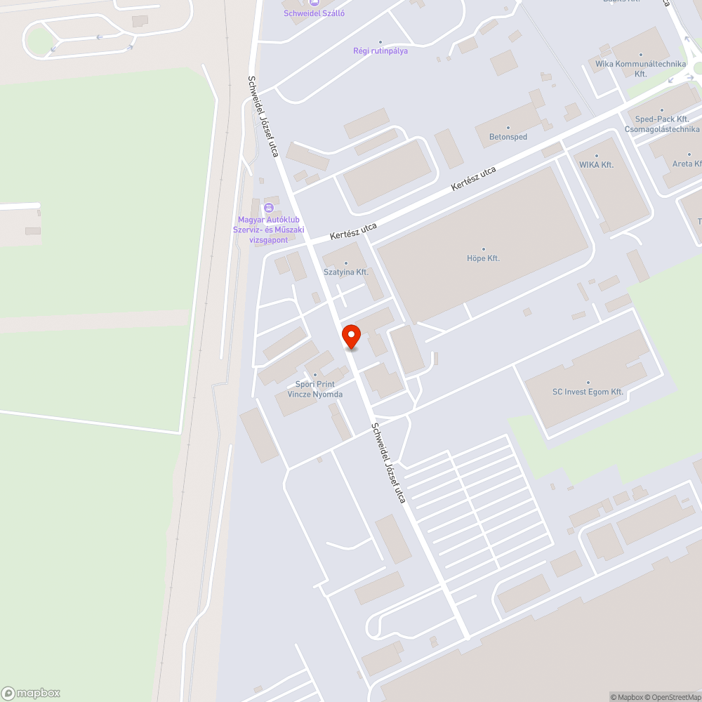 Parkolás bejelentés helye