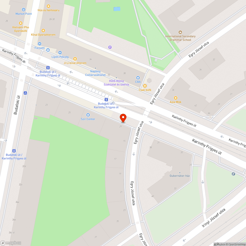 Eltört biciklitároló bejelentés helye