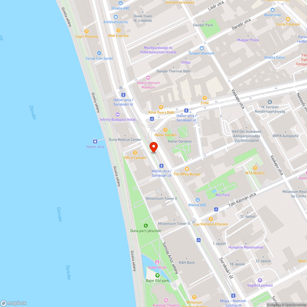 Kátyú bejelentés helye