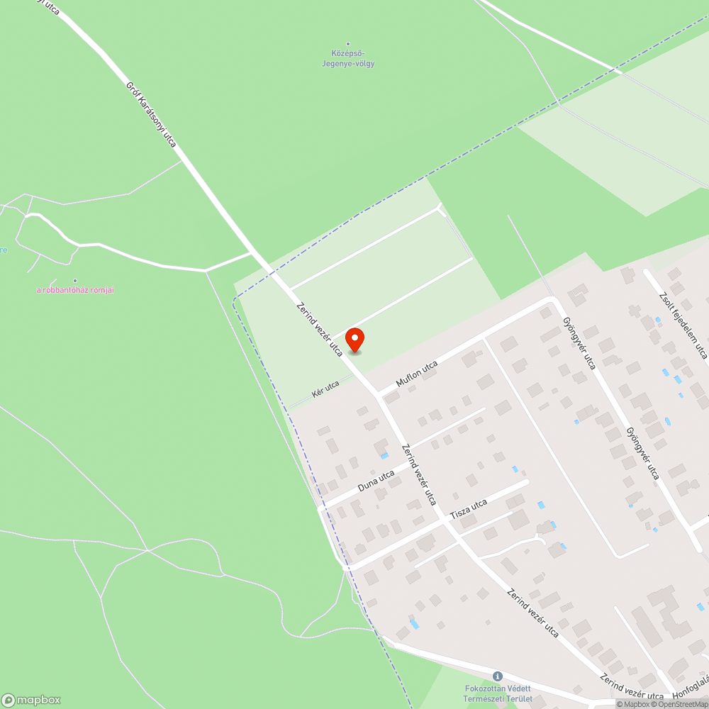 Kátyúk, leromlott útburkolat bejelentés helye