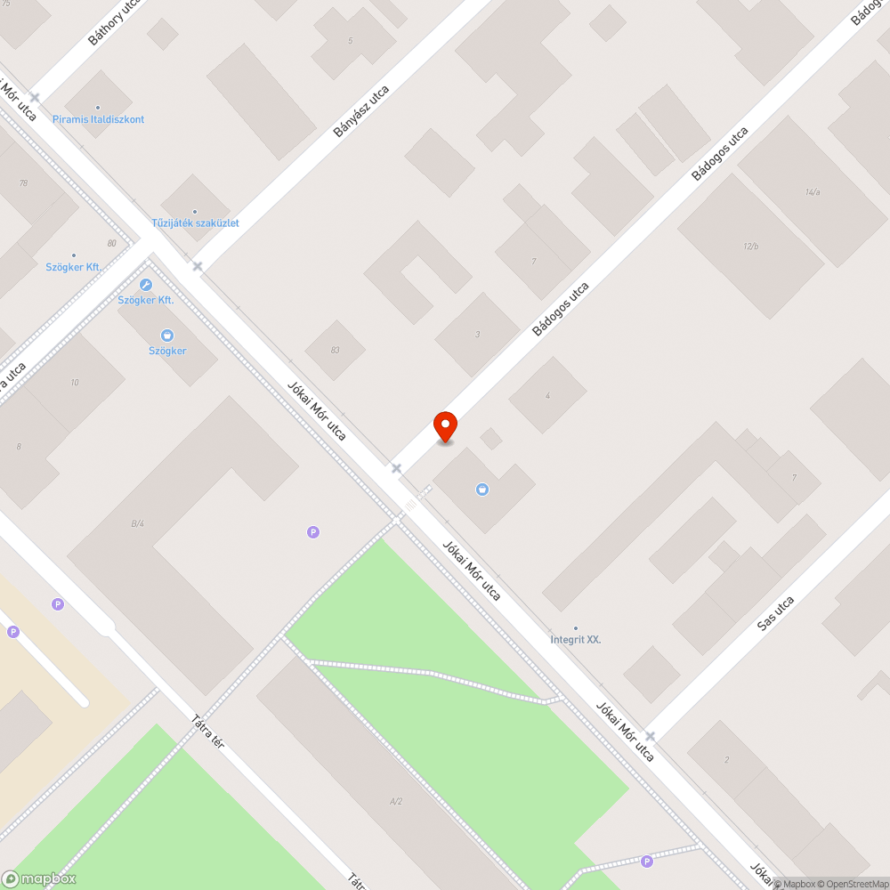 Kátyú bejelentés helye