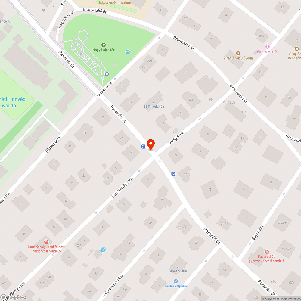 Sérült közlekedési tükör bejelentés helye