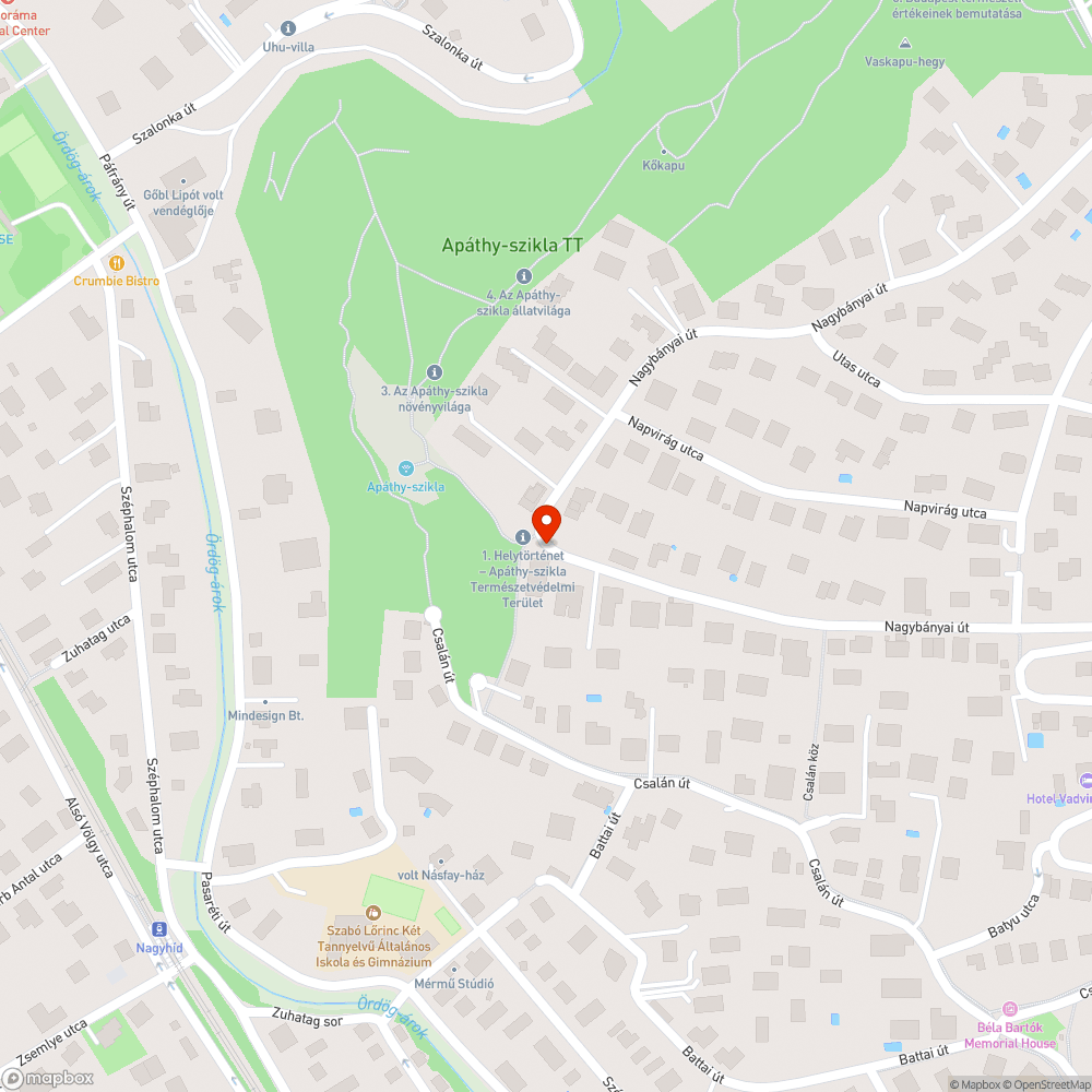 Közúton tárolt autó bejelentés helye