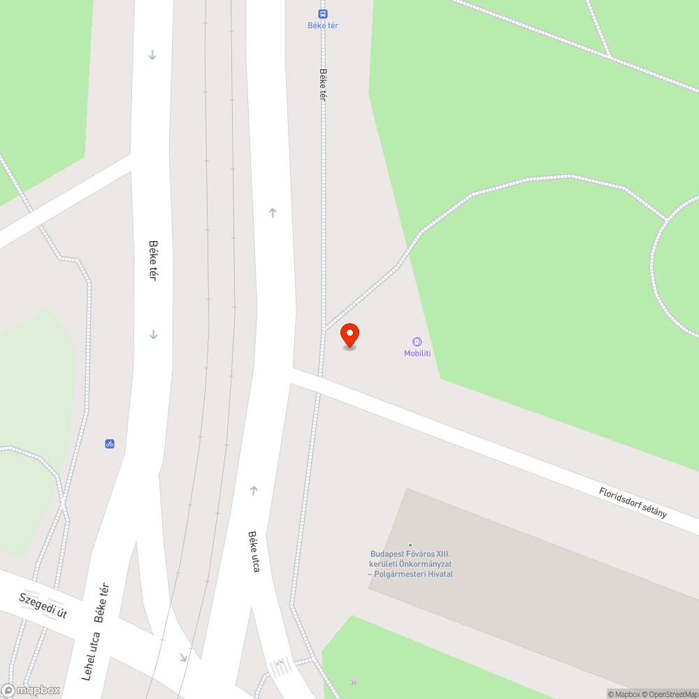 Desire path bejelentés helye