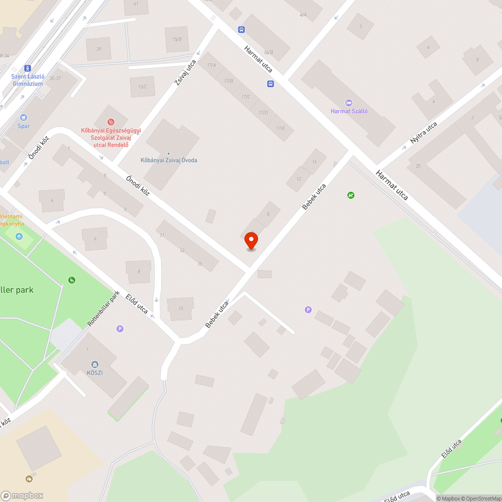 Utcai szemetest 1 hete nem üritenek bejelentés helye