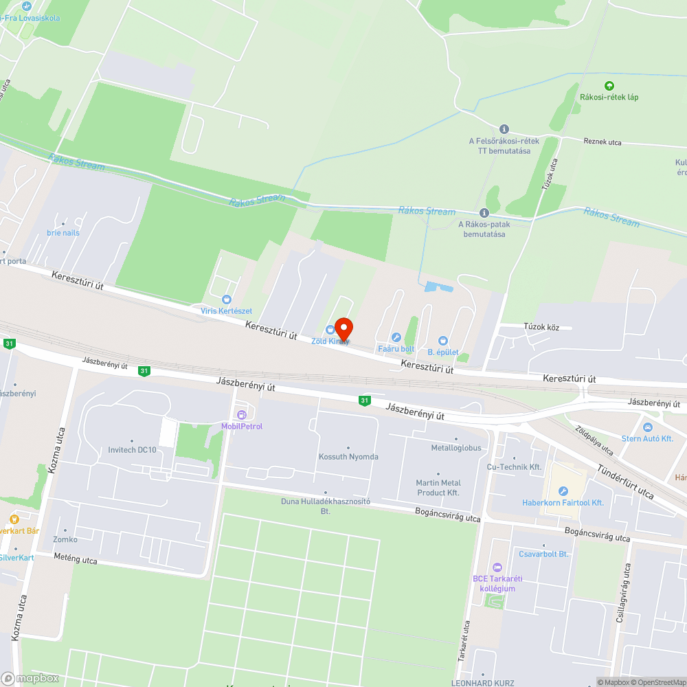 Út menti és Lidl környéki szemét bejelentés helye