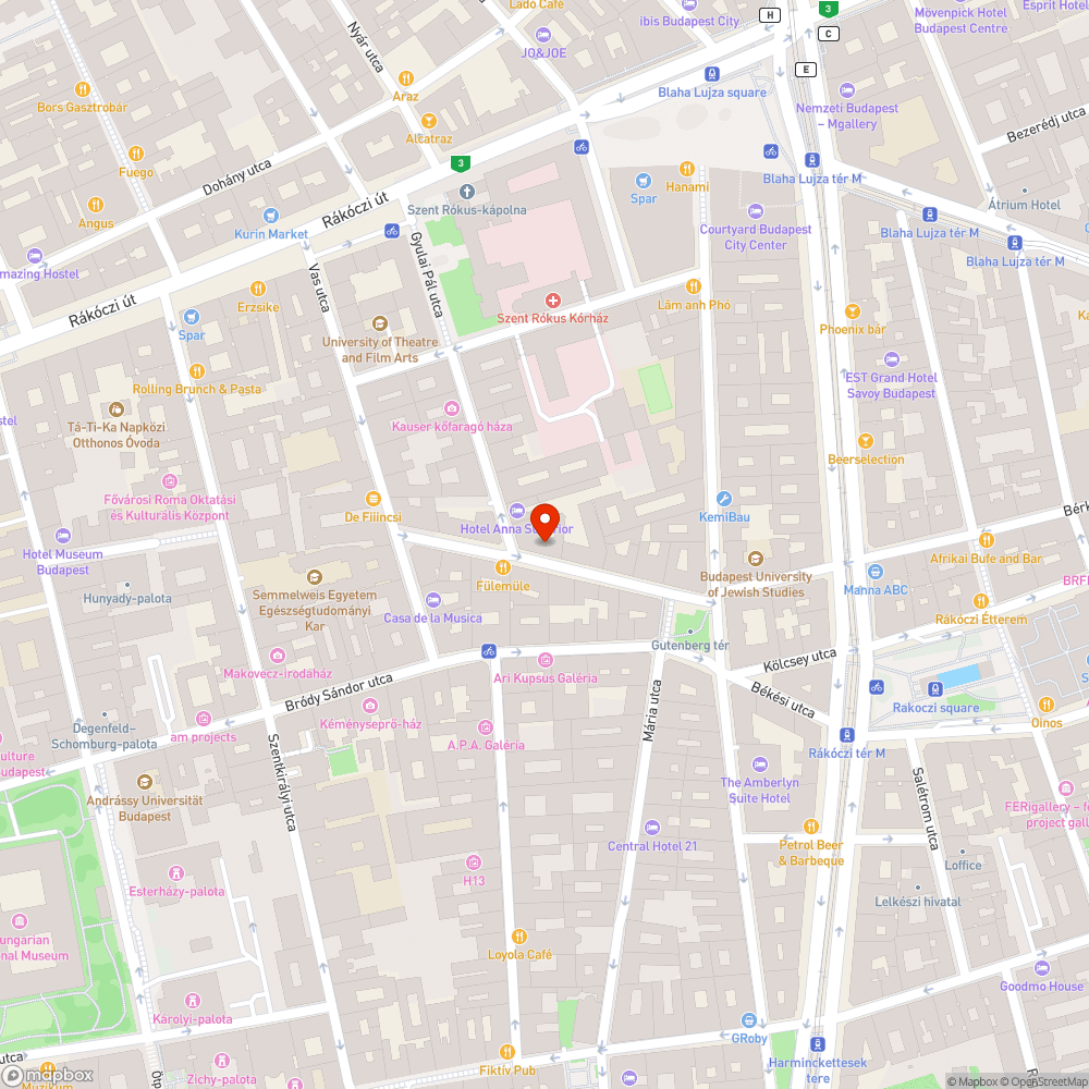 Kettő kitört poller Kőfaragó utcában bejelentés helye