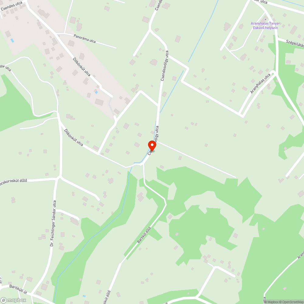 Elhagyott autó bejelentés helye