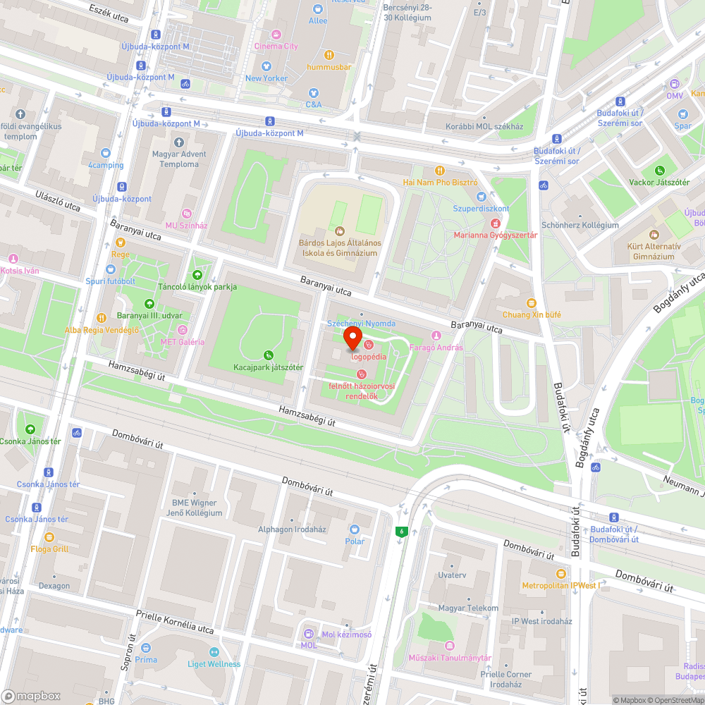 Mozgássérült parkoló bejelentés helye