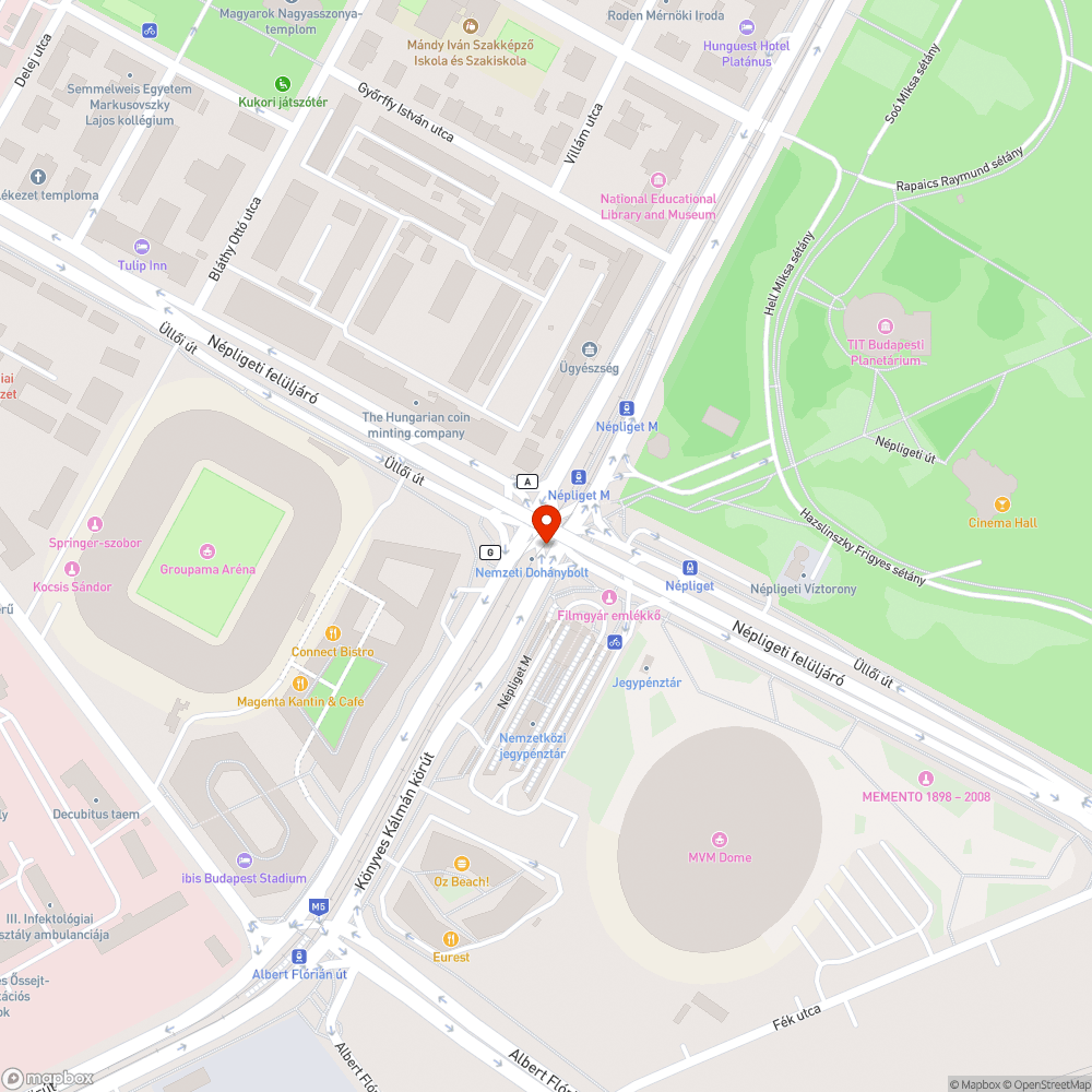 Hiányzó fényterelő bejelentés helye