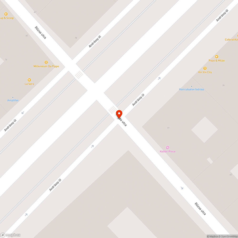 Kötelező haladási irány bejelentés helye