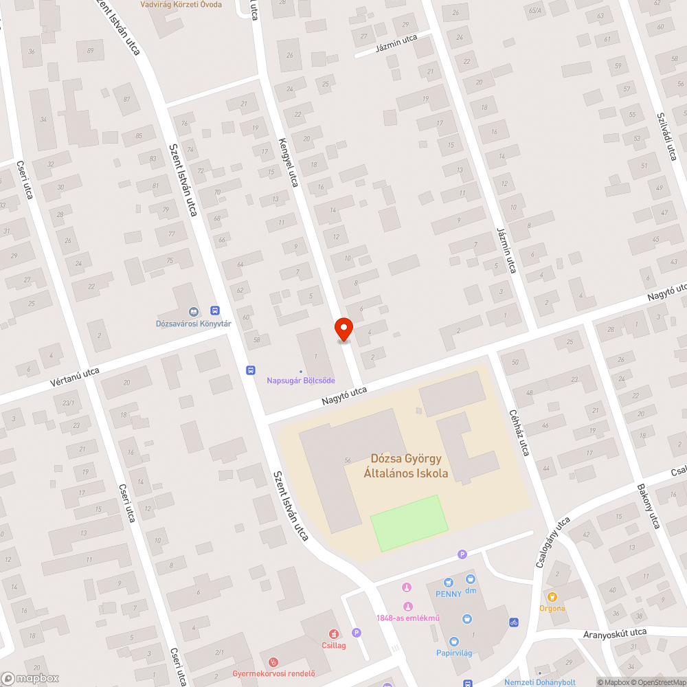 Elhagyott szürke Peugeot a bölcsödénél bejelentés helye