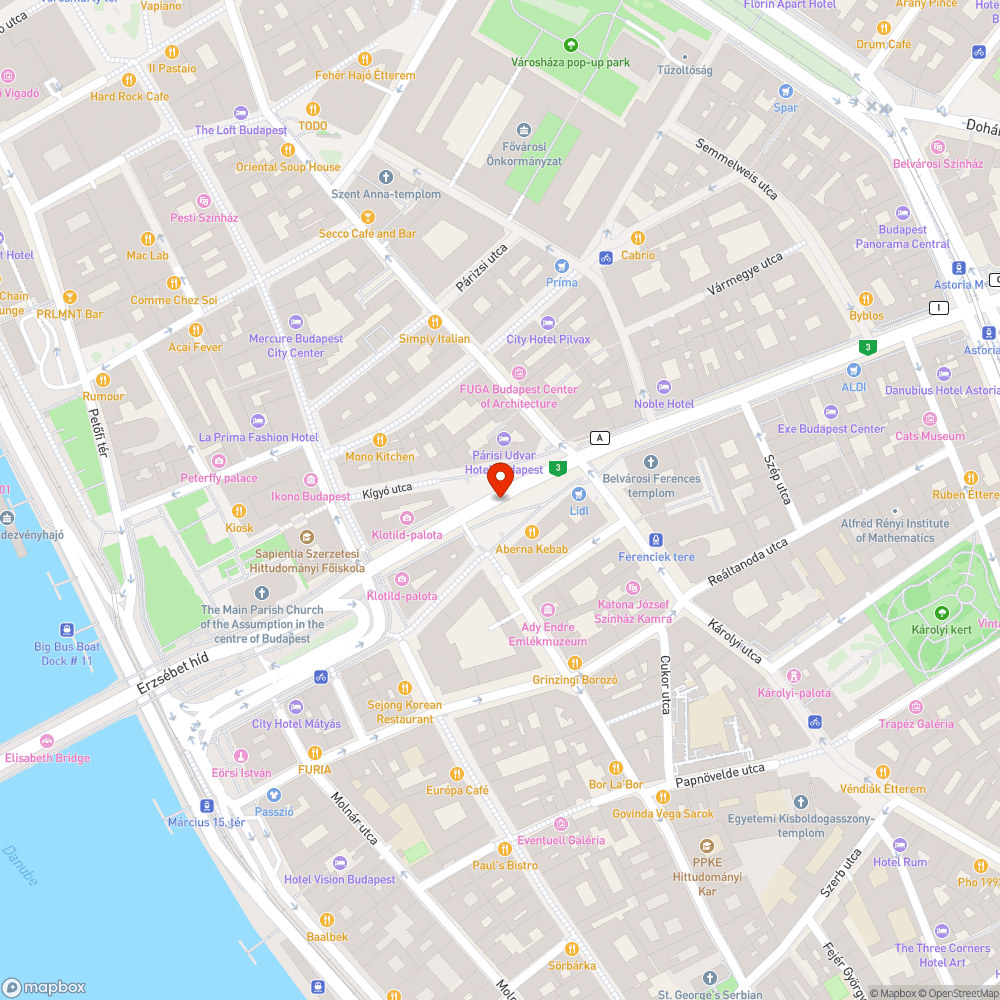 M M + M autóbusz megállók bejelentés helye