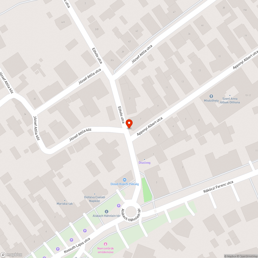 Veszélyes kátyú úttesten bejelentés helye