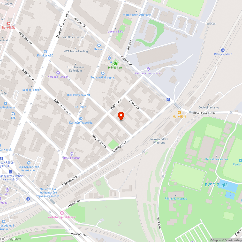 Burkolatbeszakadás bejelentés helye