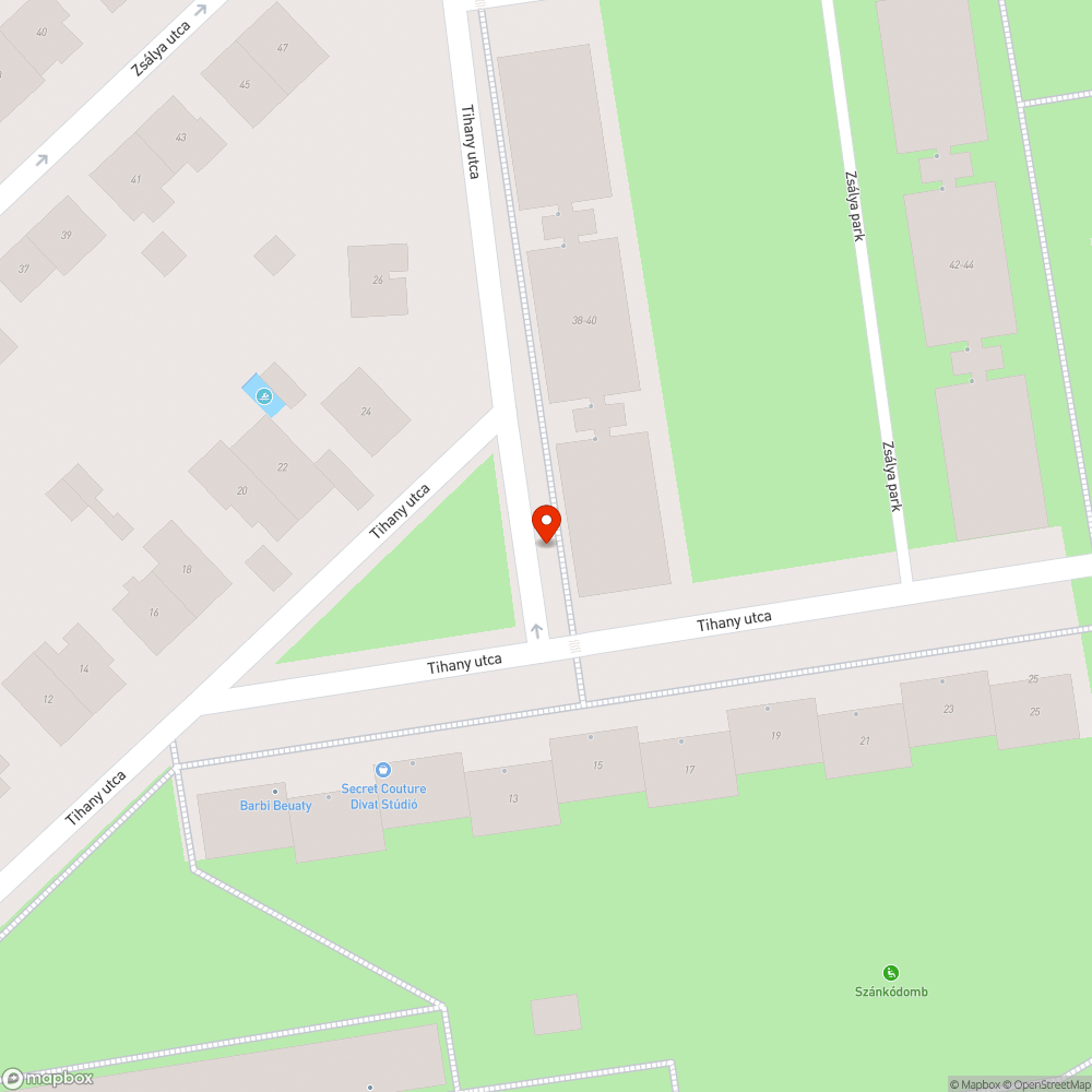 Járdahiba bejelentés helye