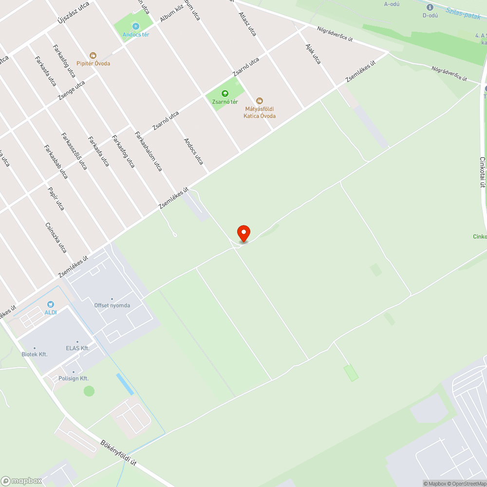 Illegális szemétlerakás bejelentés helye