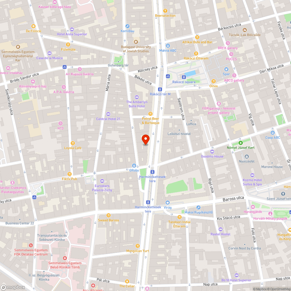 A nagykörúti járda veszélyessé vált bejelentés helye