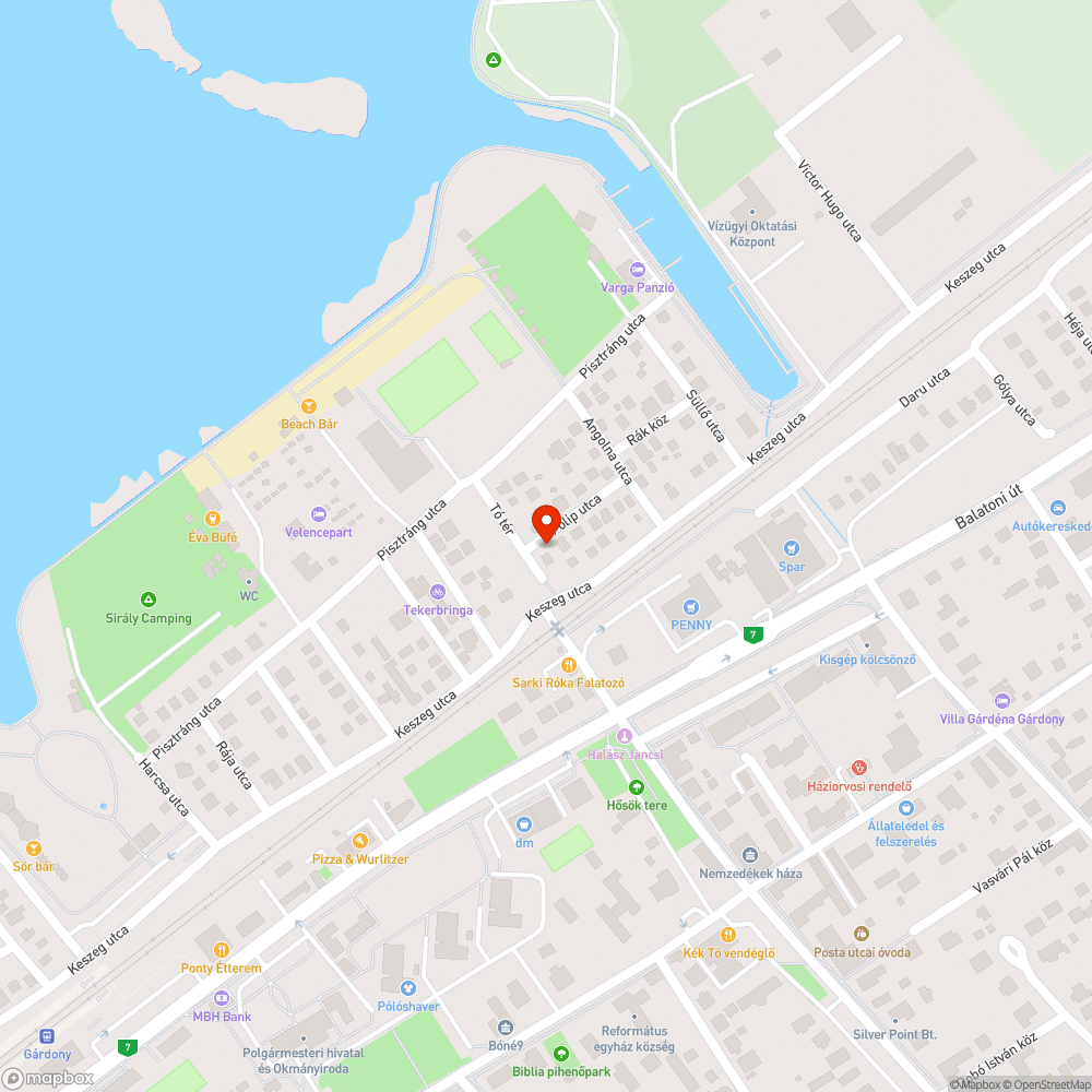 Közvilágítás bejelentés helye