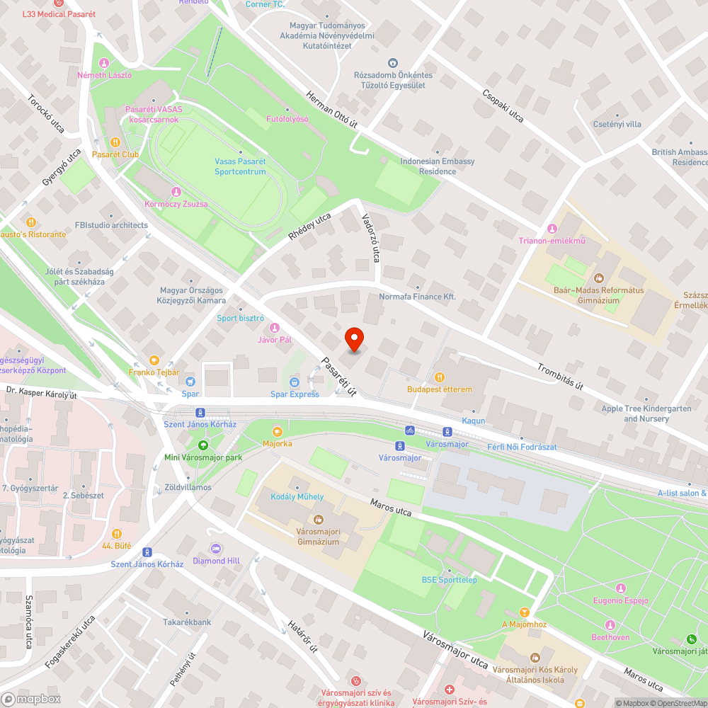 Elhanyagolt kis zöldfelület bejelentés helye