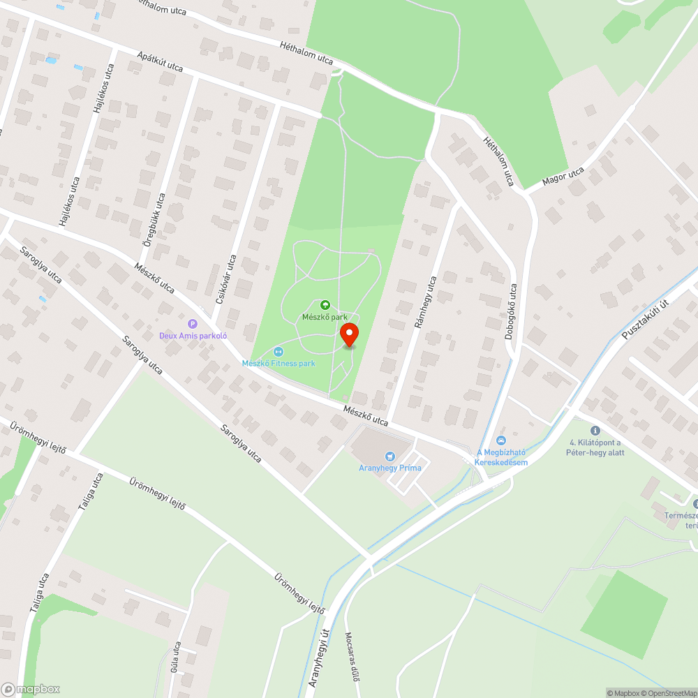 Sérült fák bejelentés helye