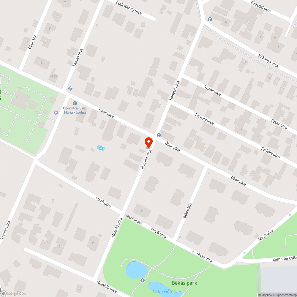 Korhadó villanyoszlop bejelentés helye