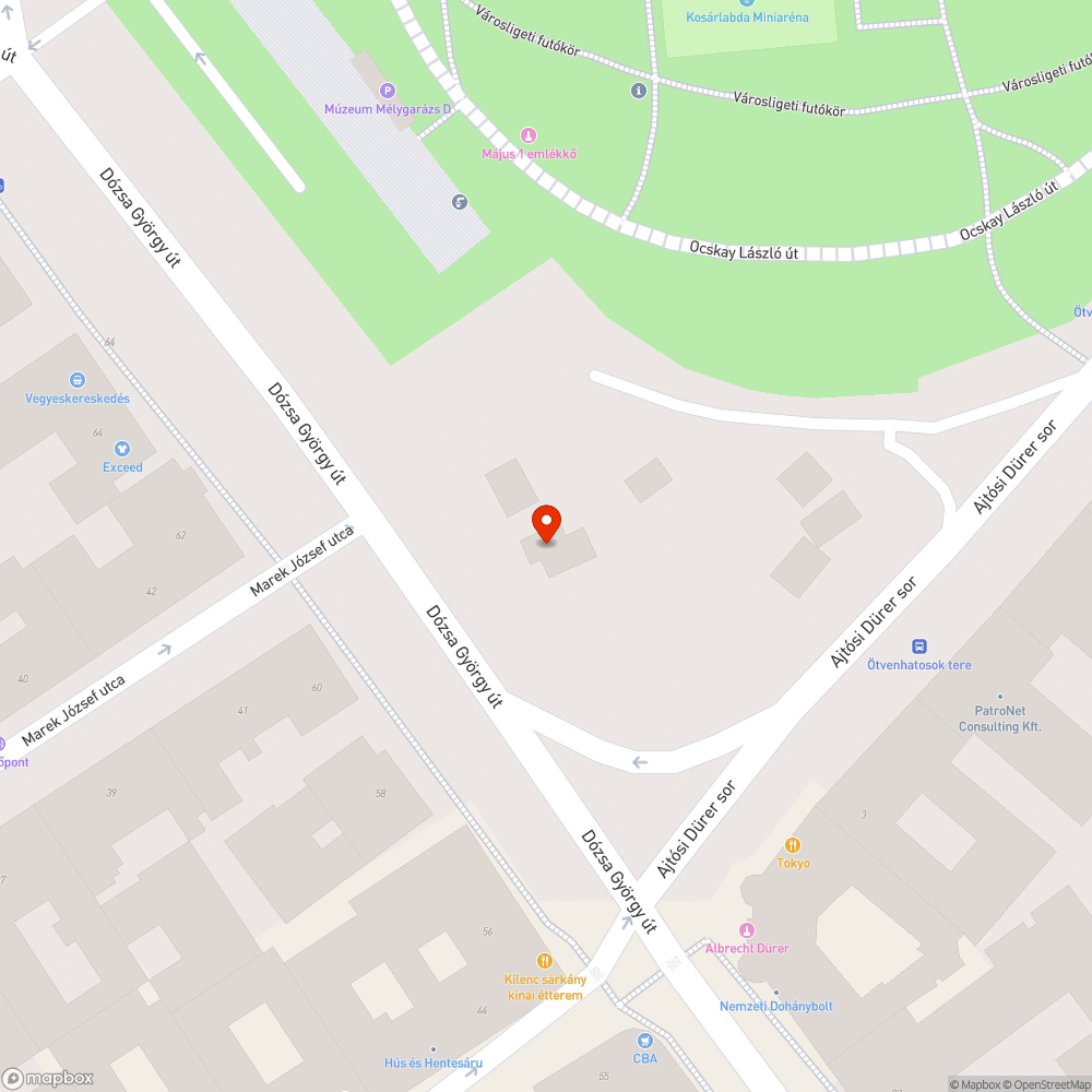 Kiszáradt fa bejelentés helye