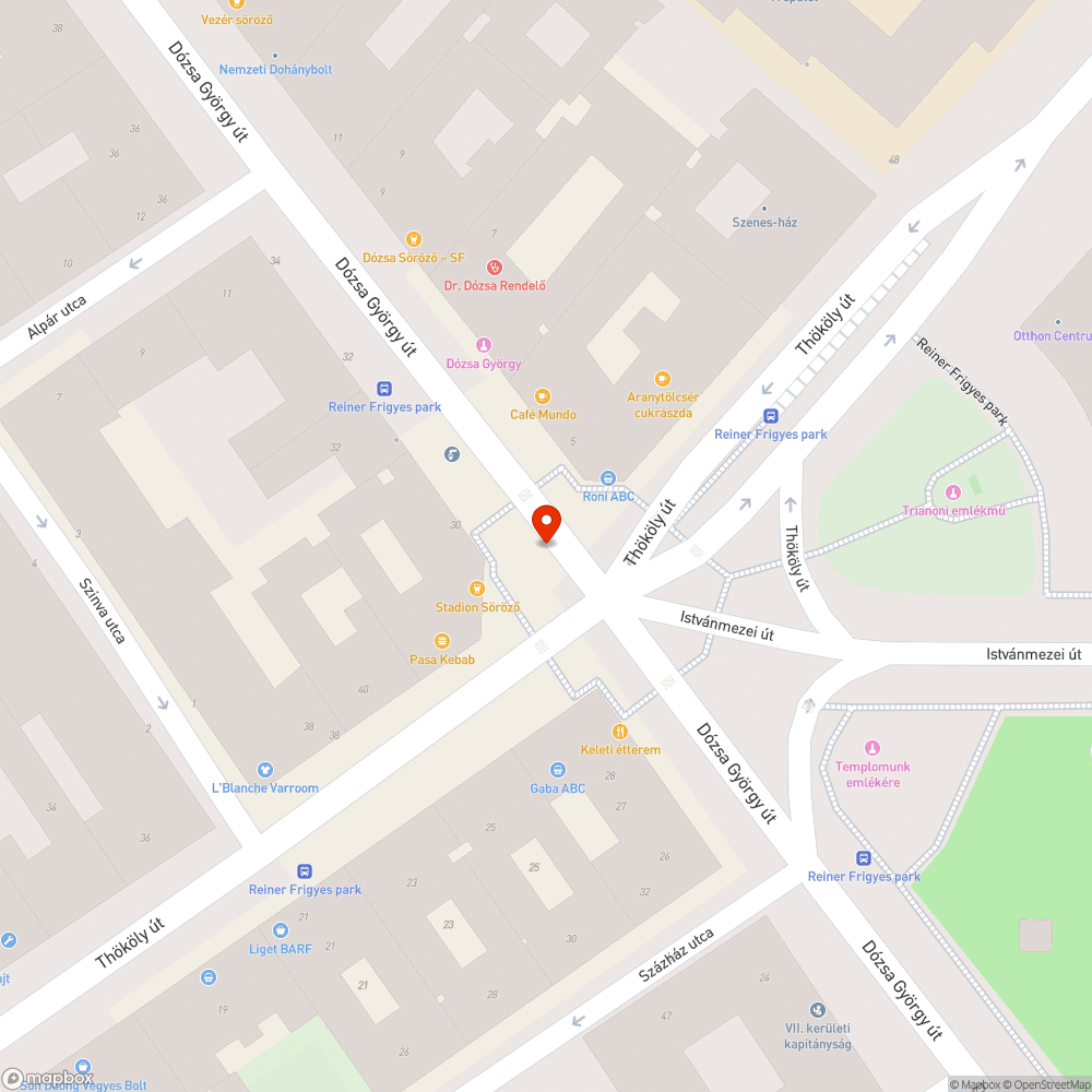 Lekopott zebra bejelentés helye