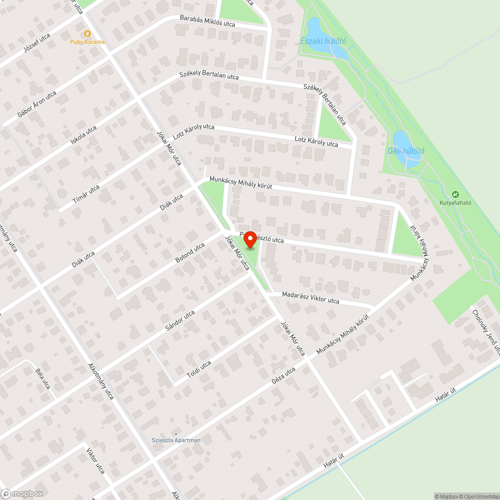 Beszűkülő járda bejelentés helye