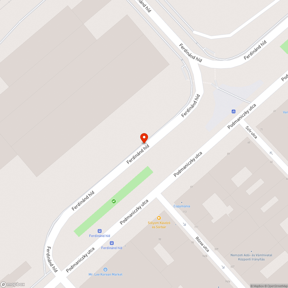 Visszafestés elmaradt Ferdinánd-hídon bejelentés helye