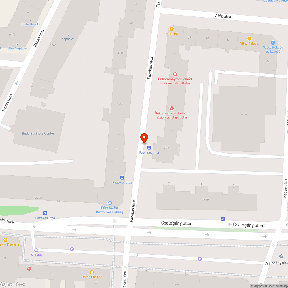 Megsüllyedt burkolat, kiálló szegélykő a buszmegállóban bejelentés helye