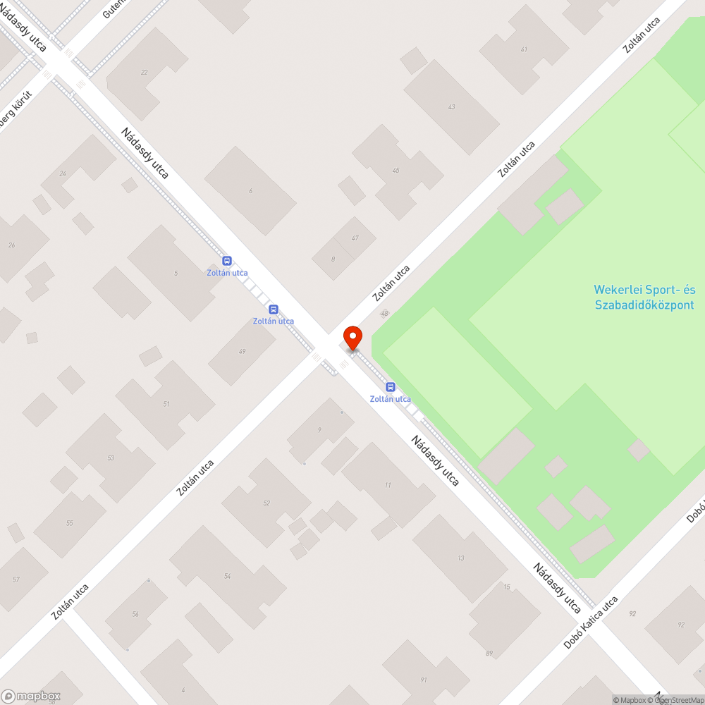 Lekopott zebra bejelentés helye