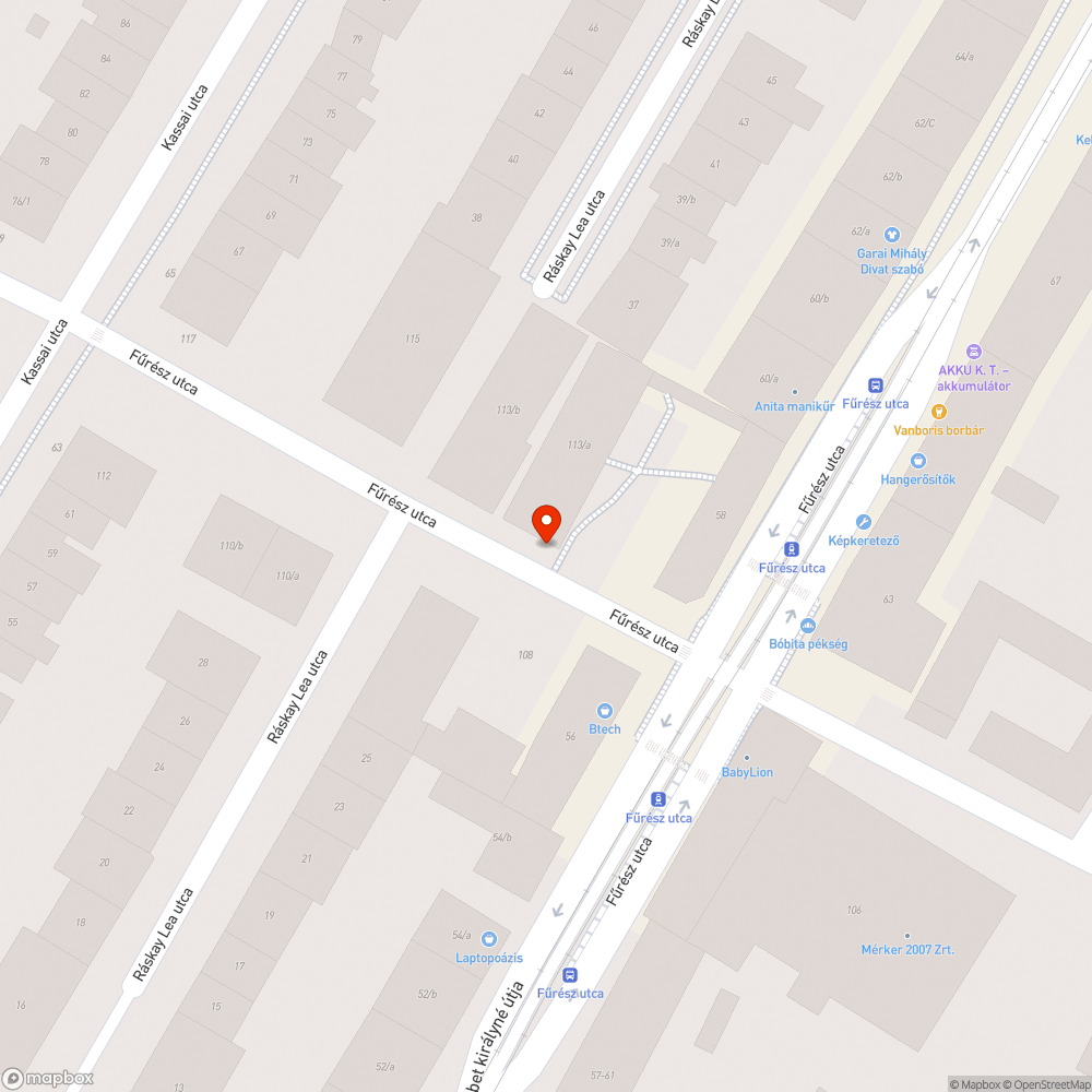 Úttest hiba bejelentés helye