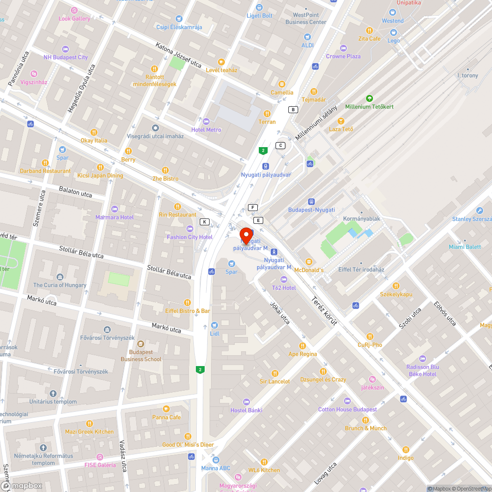 Szétvert Nyugati aluljáró bejelentés helye