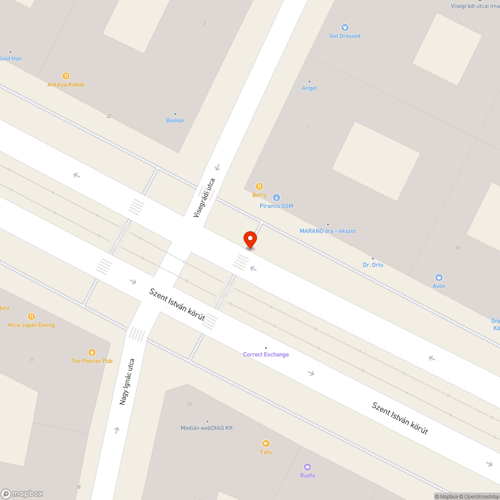 Kátyú bejelentés helye