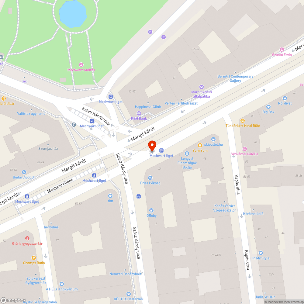 Kátyú bejelentés helye