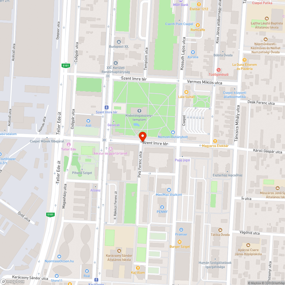 Megsüllyedt fedlap bejelentés helye