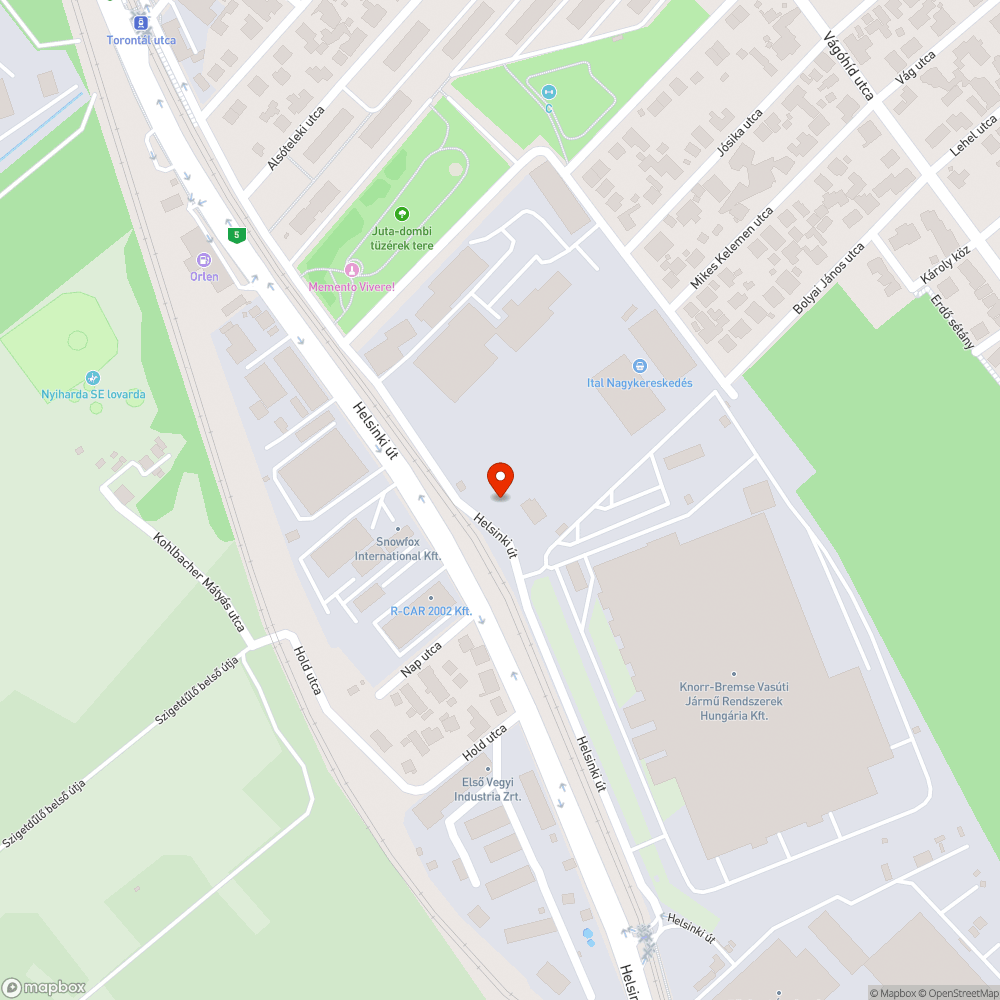 Elfelejtett FKF zsákos Helsinki út bejelentés helye