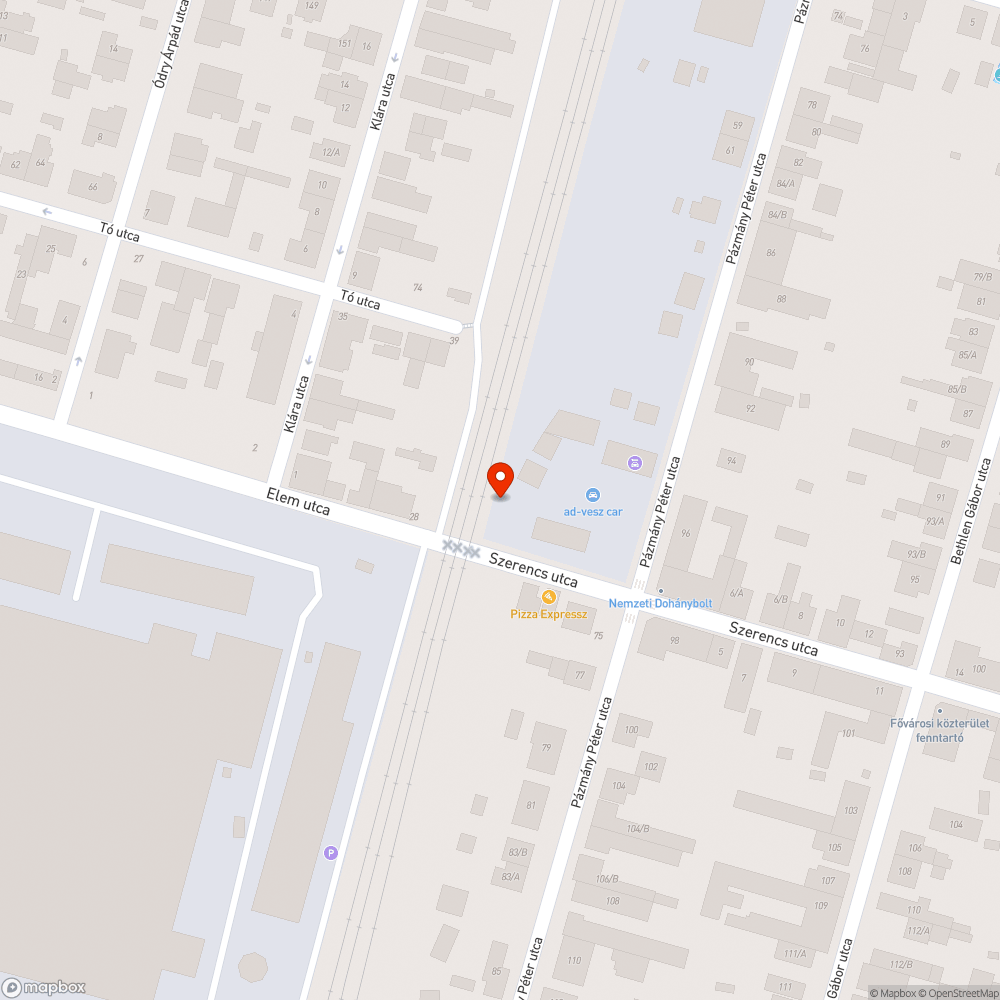 Szemétlerkás bejelentés helye