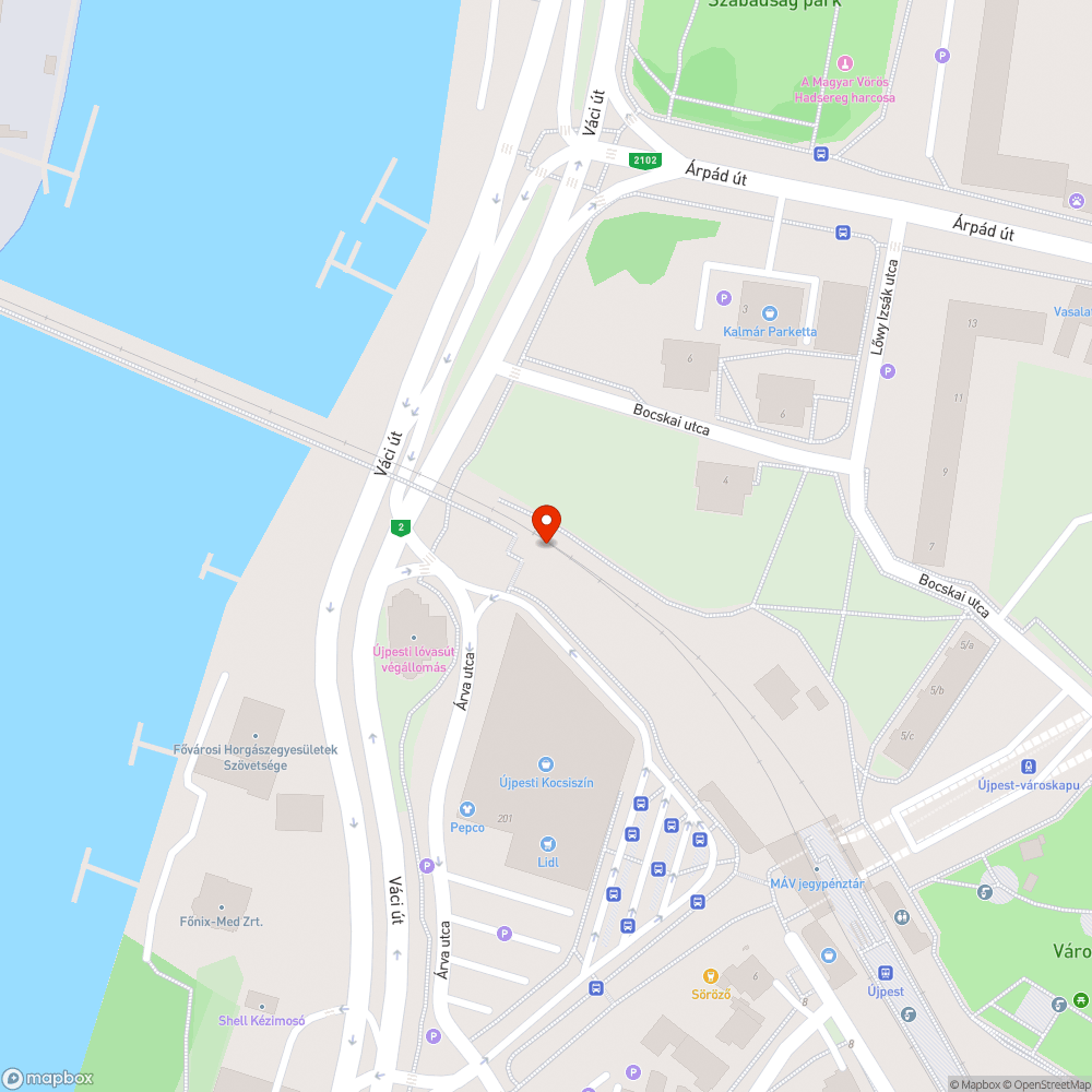 Északi összekötő vasúti híd, pesti hídfő – szemétkupac bejelentés helye