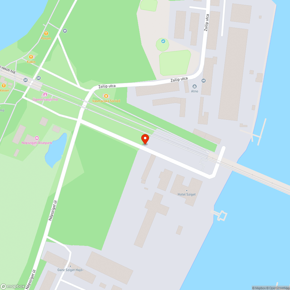 Népsziget úti szemétlerakat bejelentés helye