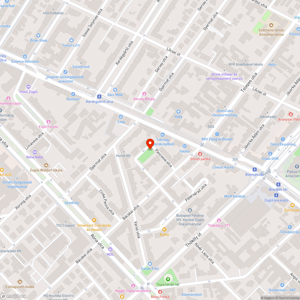 Ürítetlen szemetes bejelentés helye