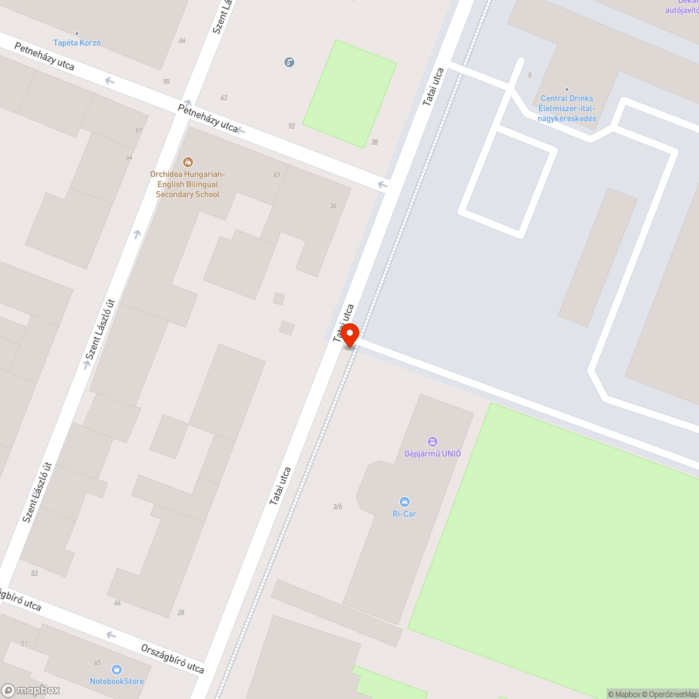 Rendszám nélküli roncs bejelentés helye