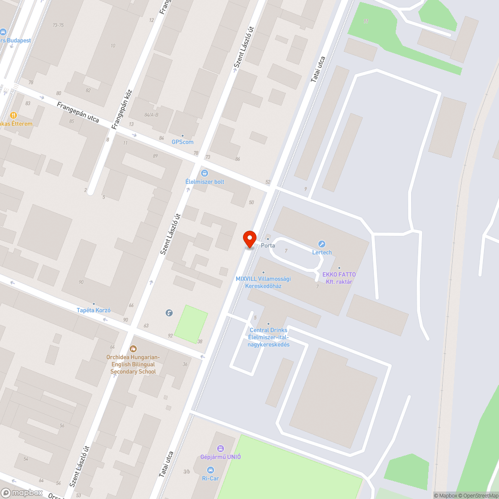 Roncs bejelentés helye