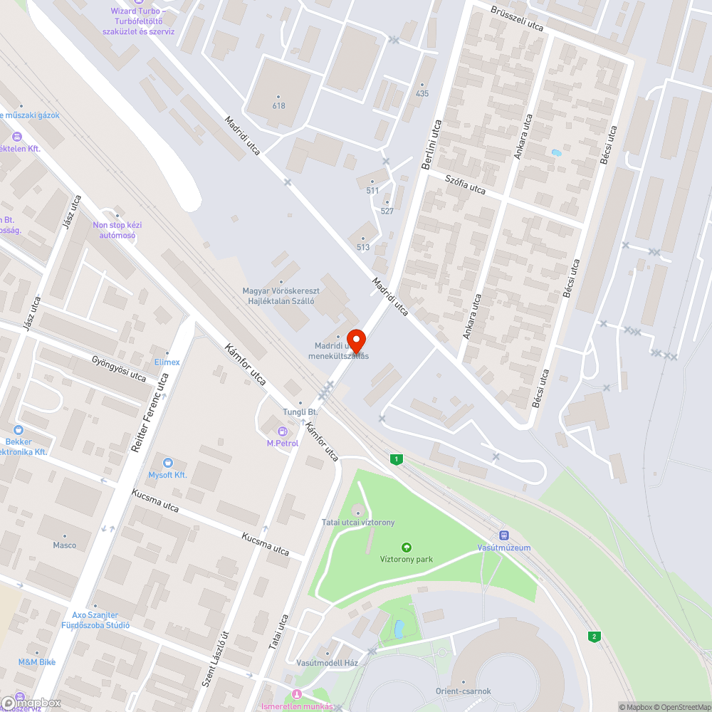 Kiégett roncs bejelentés helye