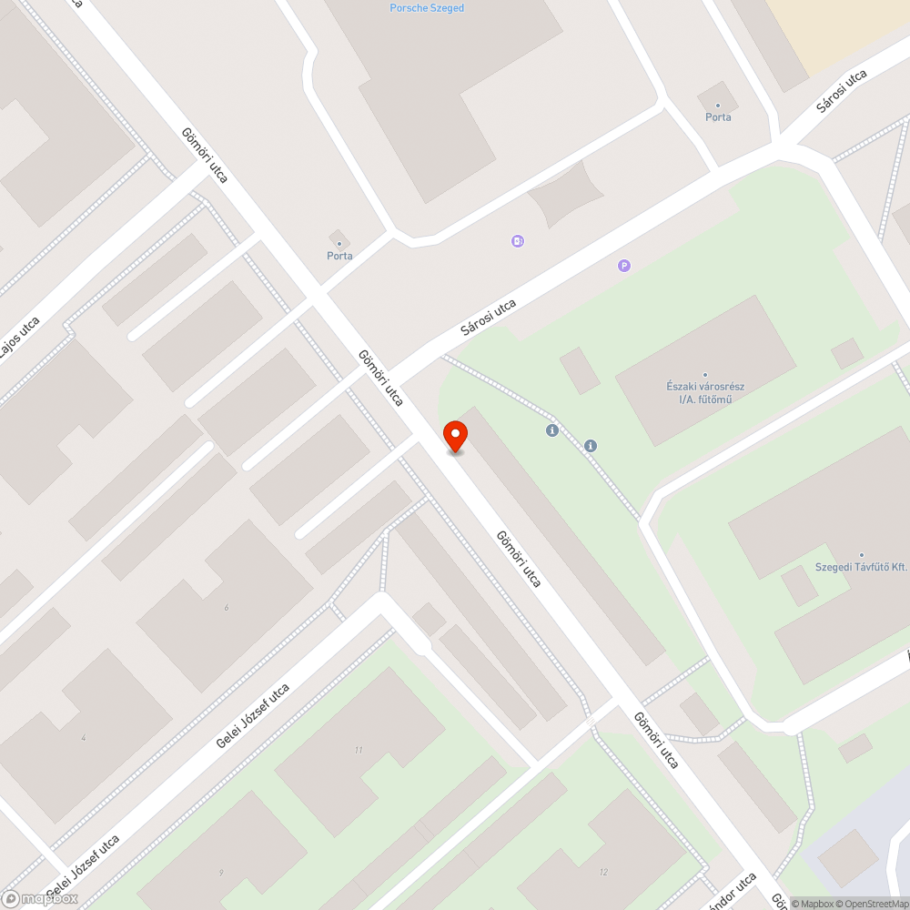 Kátyús úttest bejelentés helye