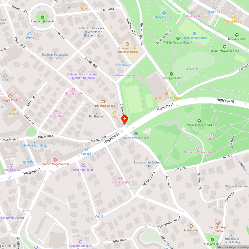 Mindkét sáv kátyús a Hegyalja úton bejelentés helye