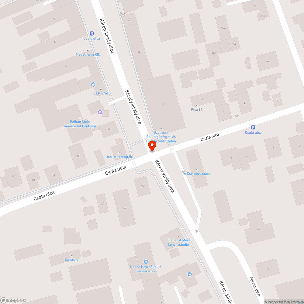 Felgyűrődött, felpúpozódott a kereszteződés bejelentés helye