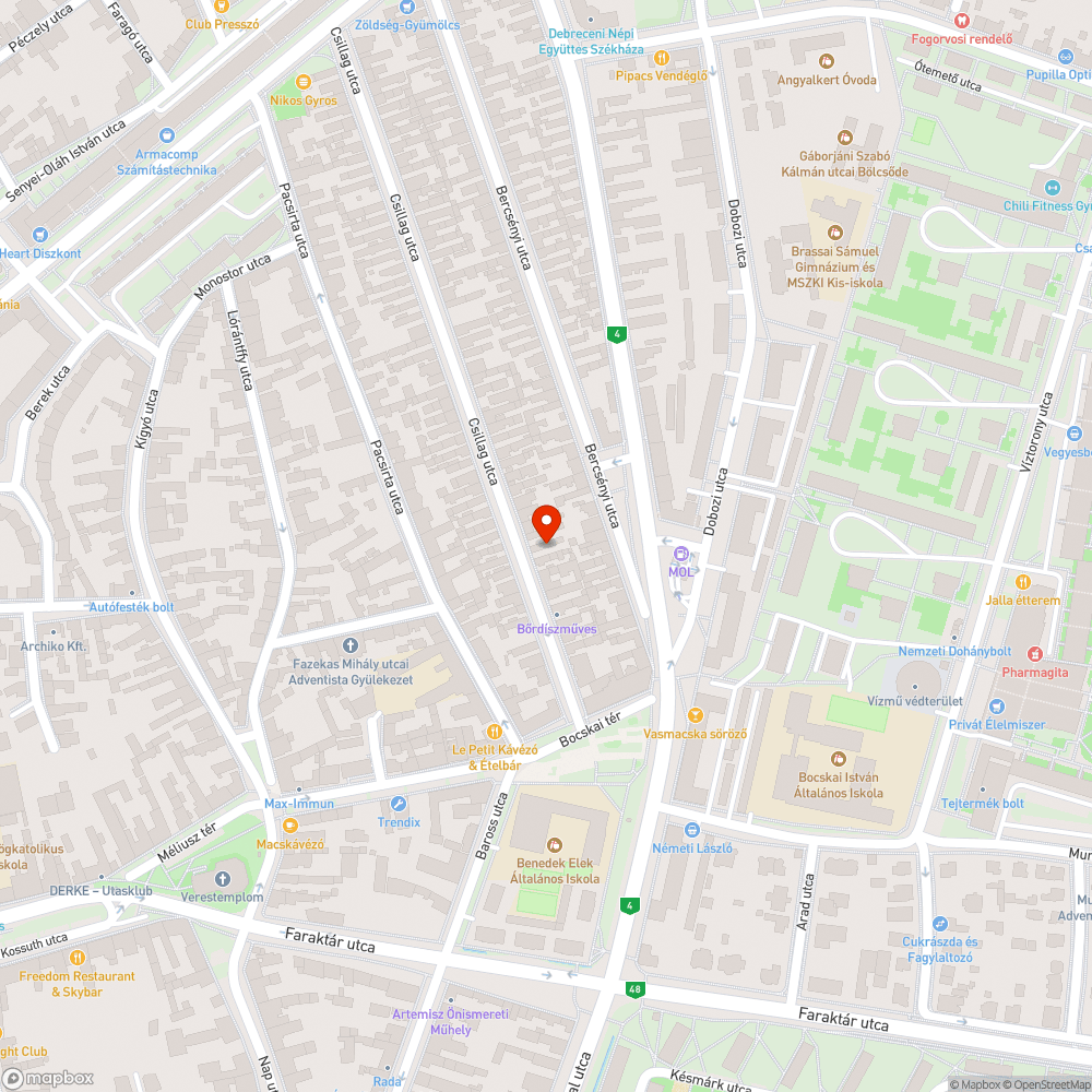 Balesetveszélyes úthiba és járdafelület-beszakadás bejelentés helye