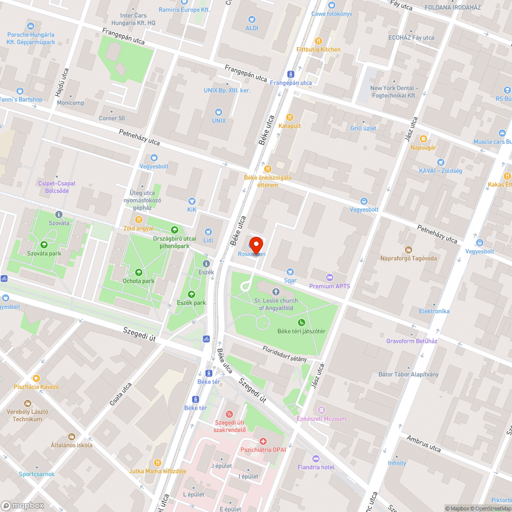 Nem működő gyalogos jelző bejelentés helye